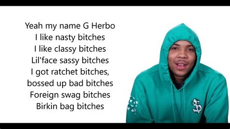 g herbo i like lyrics|i love g herbo lyrics.